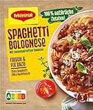 MAGGI Fix für Spaghetti Bolognese, Würzmischung, 100% natürliche Zutaten, für 3 Portionen, 1er Pack (1 x 36g)